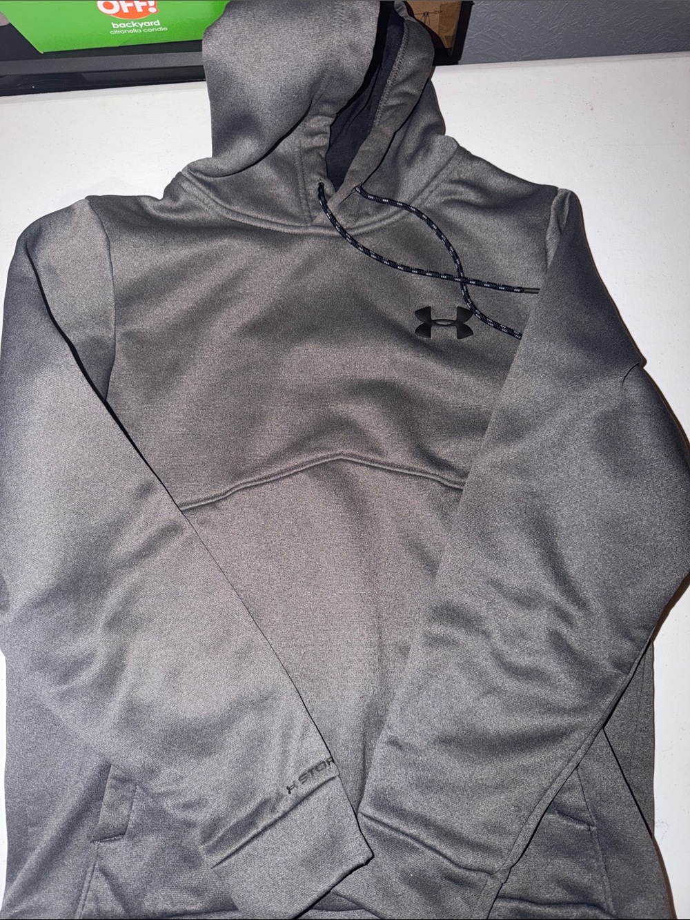 Under Armour Gray/Black Performance Hoodie